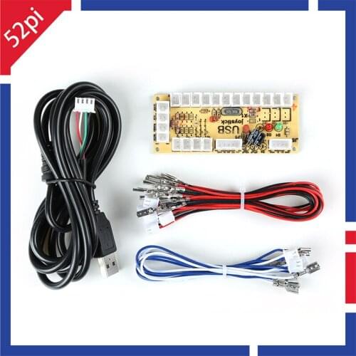 Arcade Game Machine DIY Parts for JAMMA MAME & RetroPie: Zero Delay PC USB Encoder+Wire Cables