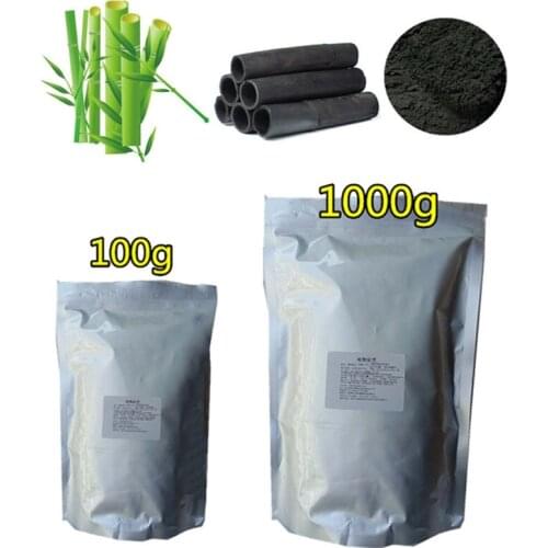 100g/1000g Activated Carbon Bamboo Toner Natural Edible Pigment Charcoal Powder Pure Plant Food Grades