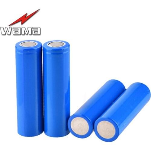 4x Wama 18650 Real 2000mAh Li-ion 10A-15A 5C 3.7V Rechargeable Electronic Vehicle Batteries Power Bank Tools Flashlight Battery