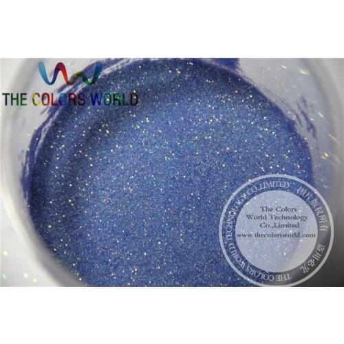 TCR337 Shinning Rainbown Blue Iridescent Colorful 0.2MM Glitter Powder For Nail Art Decoration Tatto Nail Gel Manual DIY Makeup