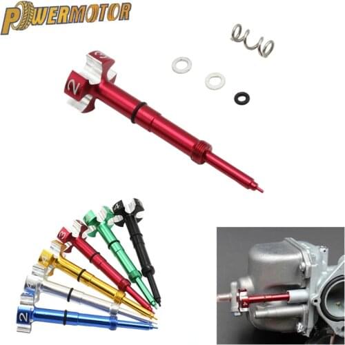CNC Easy Adjustable Fuel Mixture Screw CNC Air Fuel Mixture Screw For Motorcycle ATV Dirt Bikes FCR MX Carburetor Motor 4 Stroke