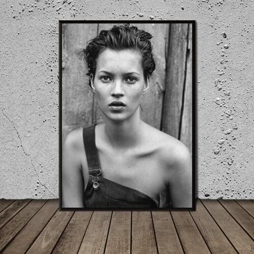 Kate Moss By Peter Lindbergh Decorative Picture Modern Wall Art Paintings for Living Room Home Decor No Frame