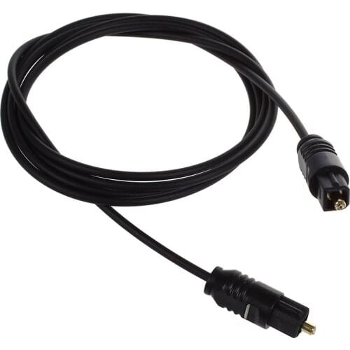 Brand New 3 FT 1.1M Metre Digital Fibre Optical Audio Toslink SPDIF MD DVD Cable Lead Plug