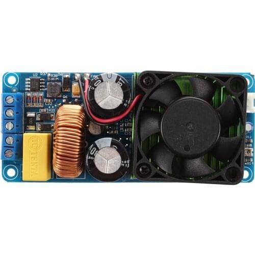 IRS2092S 500W Mono Channel Digital Amplifier Class D HIFI Power Amp Board with FAN