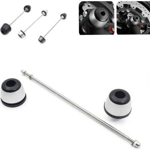 Motorcycle Stainless Steel Front Axle Fork Wheel Protector Crash Sliders Cap Pad For BMW R1200GS LC 13-16/Adventure 2014-2016