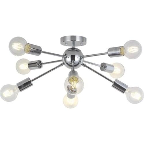 Chandelier iron Mount Modern Lights For Kitchen Bathroom Dining Room Hallway Black Silver Chrome Gold Chandelier Suspension B185