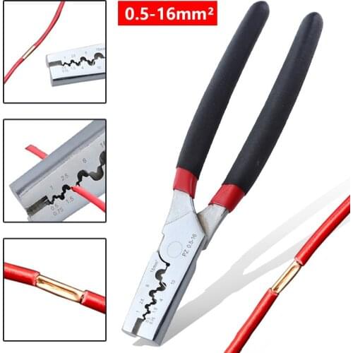 Multi-Purpose Crimping Tool PZ0.5-16 Crimping Pliers For Cable End Sleeves Special Tube Terminals Clamp Household Hand Tool 2021