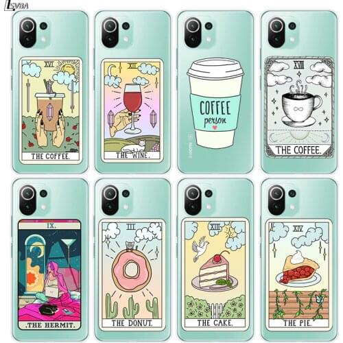 Art Pizza Coffee Soft Silicone Cover For Xiaomi Mi Note 11 11i 10i 10T 10 9T 9 SE Lite Pro Ultra Phone Case
