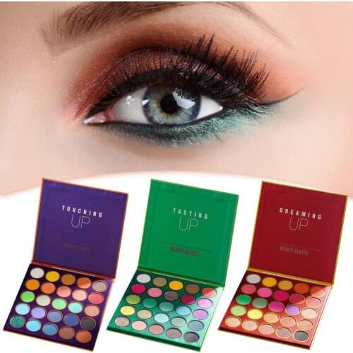 25 Colors Eyeshadow Palette High Pigmented Makeup Eye Shadow Suitable for All Skin Tones and Sensitive Skin