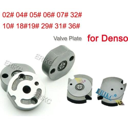 Control Valve Plate 02# 04# 05# 06# 07# 10# 18# 19# 29# Common Rail Injector Valve Orifice Plate 31# 32# 36# for Denso Injectors