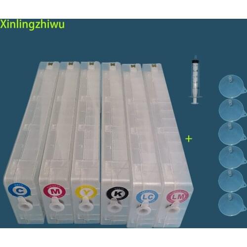 Empty refillable ink cartridge with one time chips T7101-T7106 for epson surelab SL-D3000 printer