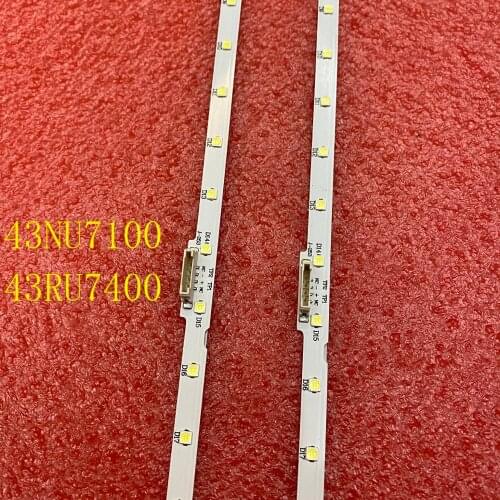 LED backlight(2)for Samsung UA43NU7090 UN43NU6900 UN43NU6950 UE43NU7179 UE43N5500AU UE43N5510 UE43NU7640 UE43NU7650 UE43NU7672