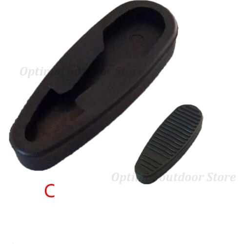 TOtrait Hunting AR15 M4 Butt Pad For Stock 6 Position Buttpad Rubber Recoil Buttpad Tactical hunting accessories black
