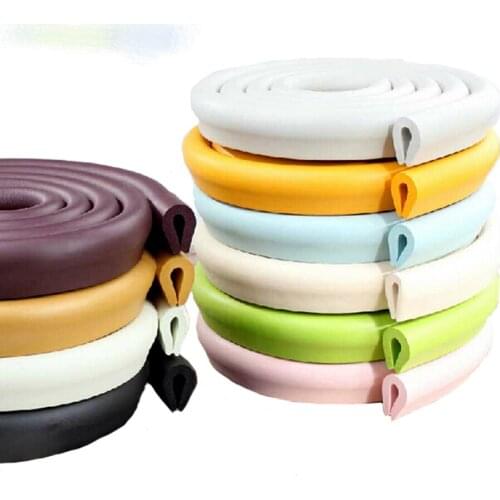 UNIKIDS ''U' Style 2m New Baby bumper strip Baby Safety Corner protector Glass Table Edge Corner Guards Cushion Strip YYT196