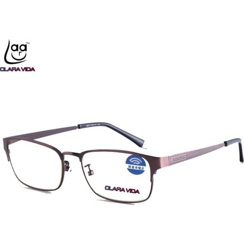 = Clara Vida High-grade Ultra Light Anti Fatigue Radiation Blu Ray Alloy Reading Glasses +1 +1.5 +2 +2.5 +3 +3.5 +4 Tv Pc Book
