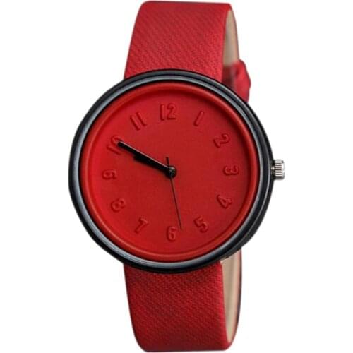 Colorful Style Couple Watch Cloth Strap Super Thick Colored Men and Women Quartz Watch Casual Women Watch Men Quartz Watch