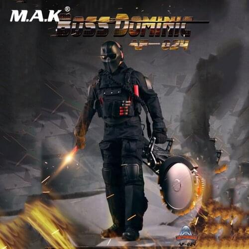 1/6 Full Set Male Art Figures AF-024 12" Tang Boss Dominic Vin Diesel Electronic Saw Blade Model Toys Collection