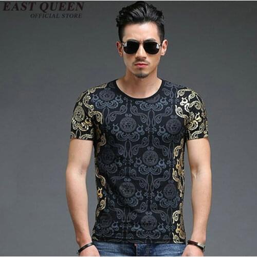 2018 summer latest mens fashion shirts round neck t shirt male round neck cotton t shirt plus size M-5XL NN0466 CQ