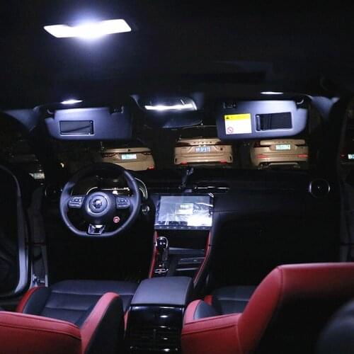 7PCS Canbus Vehicle Bulb Indoor Dome Map Reading Trunk Light Error Accessories For MG ZS EV MG6 MG5 EZS 2017 2018 2019 2020 2021