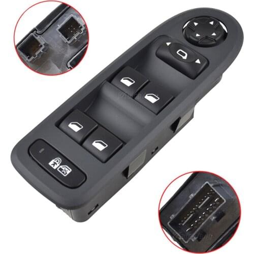 Driver Side Electric Power Master Window Switch 98053439 96644915 For Peugeot 308 5 Door Hatchback Wagon 2008-2013
