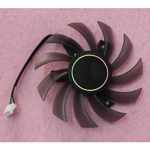 R182 FD7010H12S 75mm Video Card Cooler Fan Replacement 40mm 12V 0.35A 4Wire 4Pin for ASUS GTX560 GTX660 HD7770 HD7790 HD7850