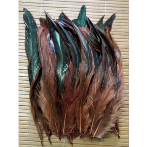 Hot! Sale 20pcs / lot high quality Coffee Color pheasant feather, 5-7 "/ 12-18cm DIY jewelry accessories, wedding decorations