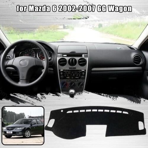 Car Dashboard Cover Mat Sun Shade Pad Instrument Panel Carpets Anti-UV for Mazda 6 2002-2007 GG Wagon Accessories
