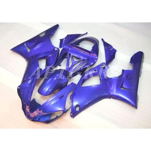 New ABS Plastic Shell Motorcycle Fairing kit Fit For YAMAHA YZF R1 2000 2001 YZF-R1 YZF 1000R Custom Blue