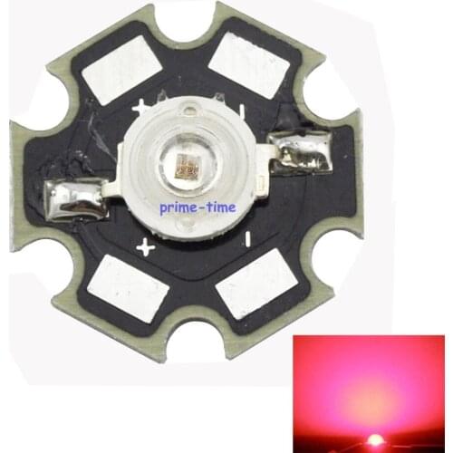 Wholesale 50PCS 3W Deep Red High Power 660NM Plant Grow LED Light Epiled for Cabinet/Tank/Aquarium