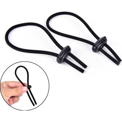 Adjustable Penis Ring Rope Sex Toys For Adults Men Silicone Ejaculation Delay Cock Scrotum Ring Male Lasting Cockring