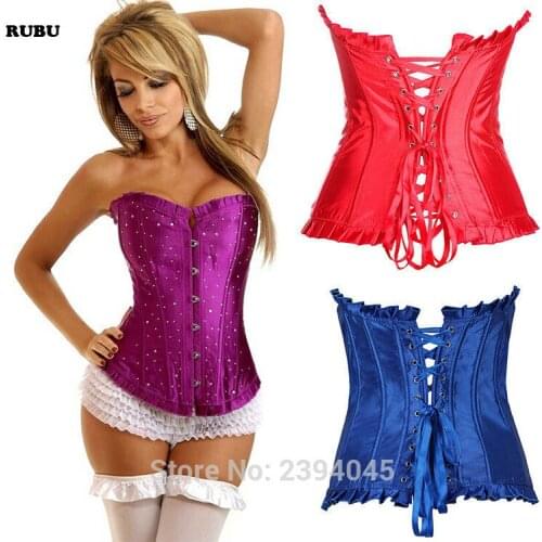 Sexy Black body shaping underwear corselet slimming Gothic Corset Top push up women plus size intimates Bustiers & Corsets