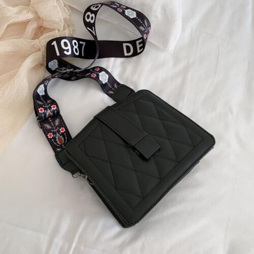 Vintage Fashion Shoulder Crossbody Bag Bags for Women Flowers Bohemian Strap PU Leather Womens Handbags free shipping