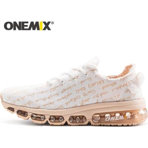 ONEMIX Women Air Cushion Running Shoes Breathable Lightweight Sneakers Outdoor Road Casual Walking Jogging Sport Shoes