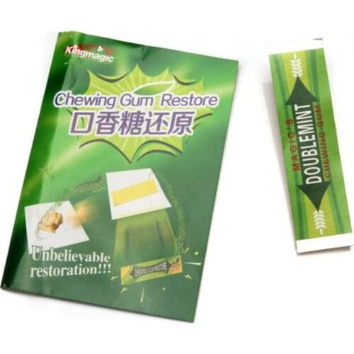 Chewing Gum Restore Magic Trick Magic Novelty Gag Mentalism Illusion Close Up Magic Toy Easy To Do Funny Gadgets