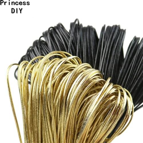 20M/Lot Jewelry Making Findings 2mm Leather Cord String PU Faux Leather Bias DIY Hair Bow Chocker Necklace Accessories Trim