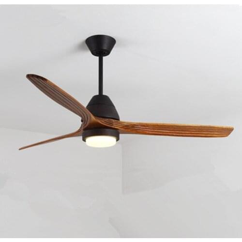 220V Reversal Fuction 52 Inch Led Ceiling Fan With Lights For Living Room Ventilateur de plafon Bedroom Cooling Fan Lamp