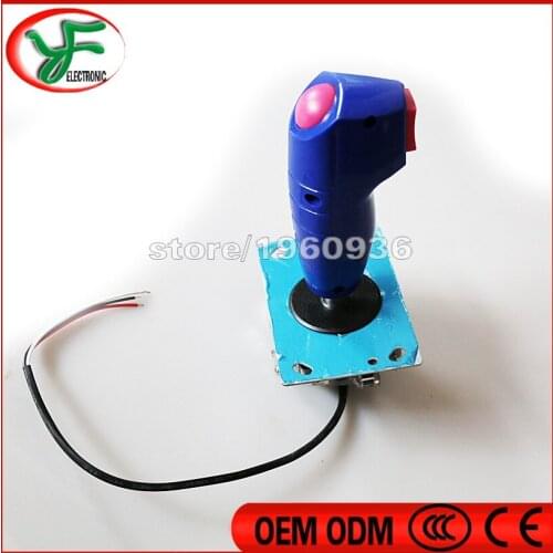 Arcade game machine pasts for Flight joystick with a Trigger and top fire button 8 way Grip Joystick PVZ game machine
