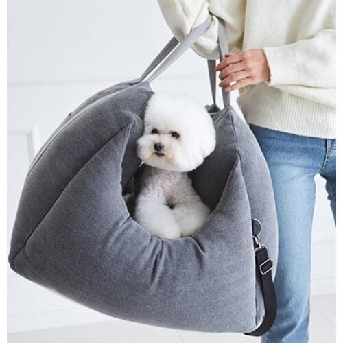 Car Puppy Sofa Pet Supplies Outdoor Cat Beds Travel Dog Mat Portable Dog Car Seat Breathable and Removable Dog Accessories