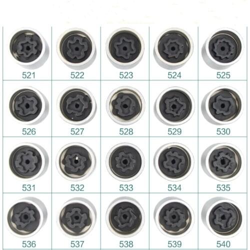 AZGIANT 1pcs Car Tire Anti-Theft Screw Disassembly Tool Key Sleeve For Volkswagen Beetle Polo Golf Jetta Passat CC Tiguan Repair