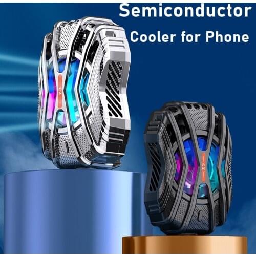 Tongdaytech Mute Mobile Phone Cooler Semiconductor Phone Cooling Fan Radiator for Iphone Xiaomi Phone Portable Ventilador Movil