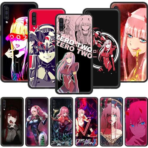 Zero Two Darling In The FranXX Phone Case for Samsung Galaxy A21S A50 A70 A12 A10 A10S A02S A20E A40 A20 A51 A71 A30 Soft Coque