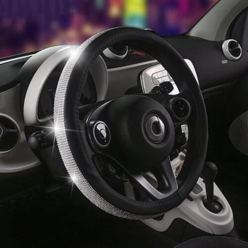 For Mercedes Smart 451 453 450 Fortwo Forfour Car Steering Wheel Cover Fashion Decorative Accessories