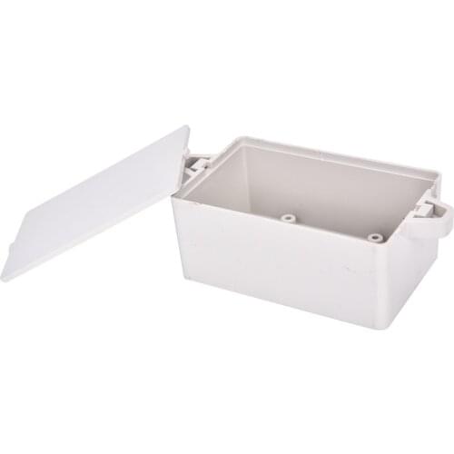 White Black Plastic Waterproof Cover Project Electronic Instrument Case Enclosure Box 65x38x22mm