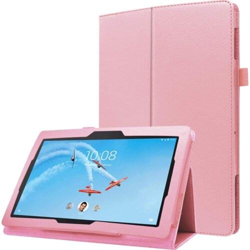 For Lenovo Tab M10 TB-X605F Case PU Folding Folio Case Magnetic Cover Tab M10 M 10 X605 X605f Tablet Protective Shell Skin funda