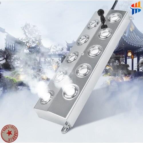 10 Heads Ultrasonic Atomization board outdoor fish tank, pool atomizer, landscape fog generator, atomizer
