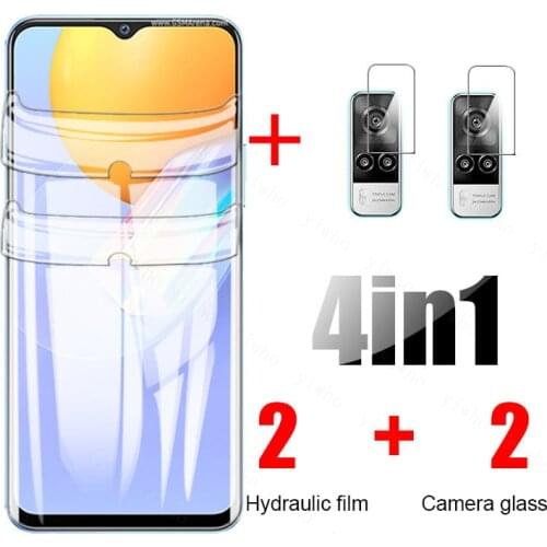 Hydrogel Film Vivo Y31 Back Camera Lens glass Tempered Glass on Vivo y31s Y 31 31S 31Y 6.58" Screen Protector Safety film