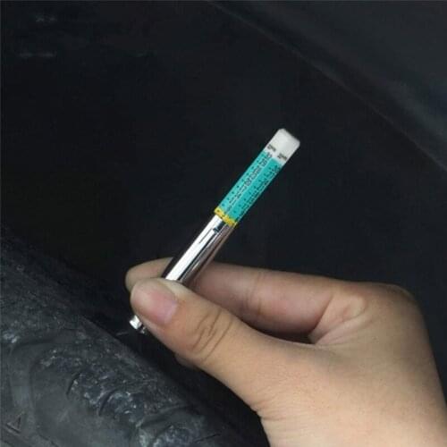 Tyre Tread Depth Gauge Color Coded Car Tread Depth Smart Color Coded Car Tire Depth Gauge Tester Depth Tool Metric