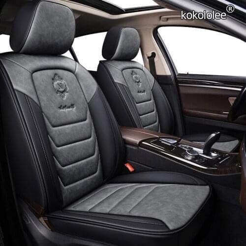 Kokololee leather car seat cover for Chery a3 a5 amulet cowin e5 qq6 tiggo 2 3 5 7 fl t11 of 2018 2017 2016 2015 car seats
