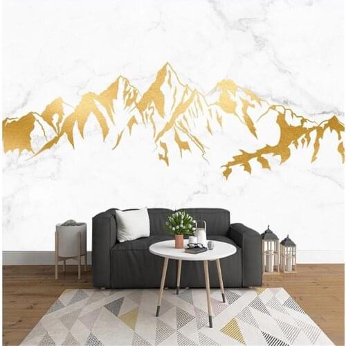 Milofi custom 3D wallpaper mural marble pattern jazz white marble living room bedroom background wall decoration painting wallpa