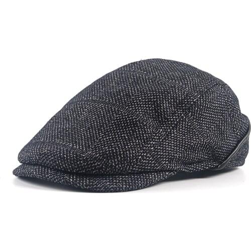 Mens Cap Peaky Blinders 2021 Casual Winter Autumn Stylish Vintage Earflaps Bomber Hats For Dad Beret Hat Male Boina Newsboy Cap
